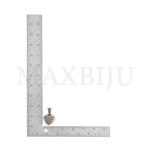 Stainless Steel Heart Pendant 
11mm.