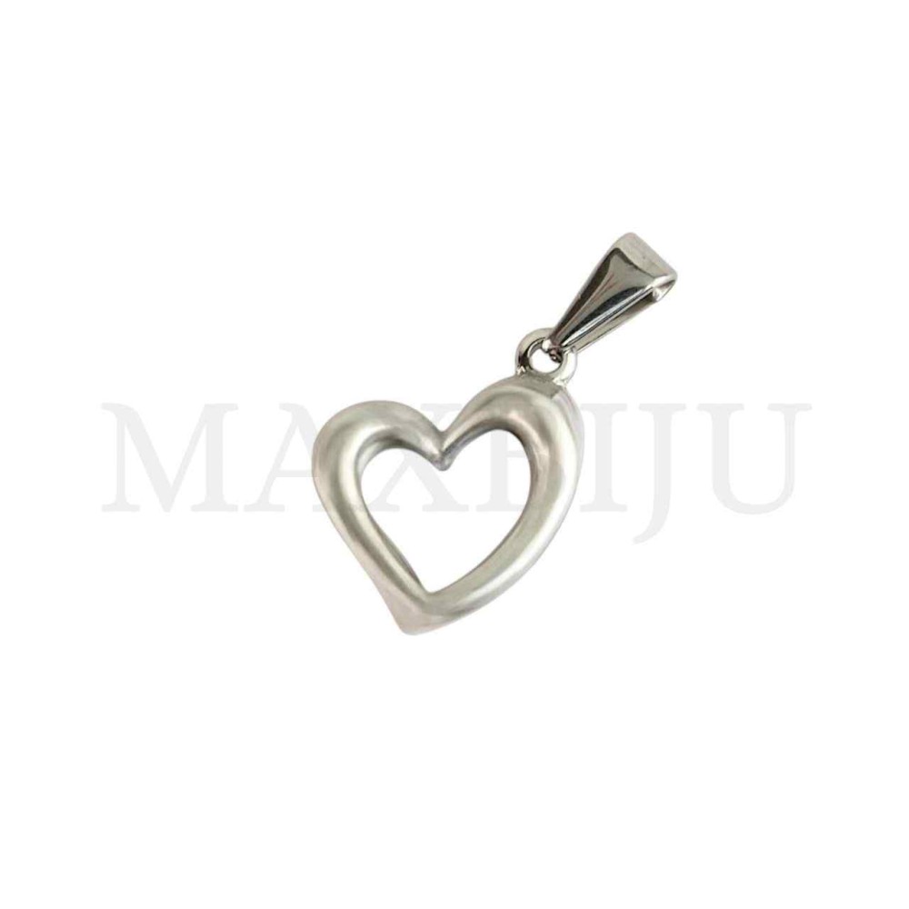 Stainless Steel Heart Pendant 16x20mm.