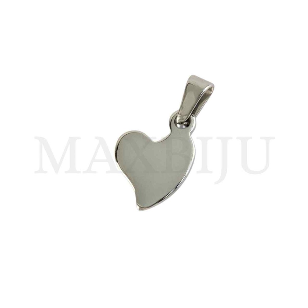 Stainless Steel Heart Pendant 14x16mm.