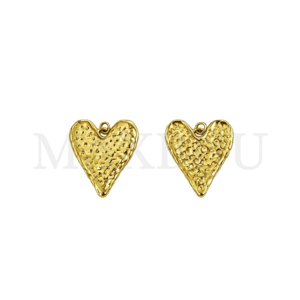 Stainless Steel Heart Pendant 22x26mm.
