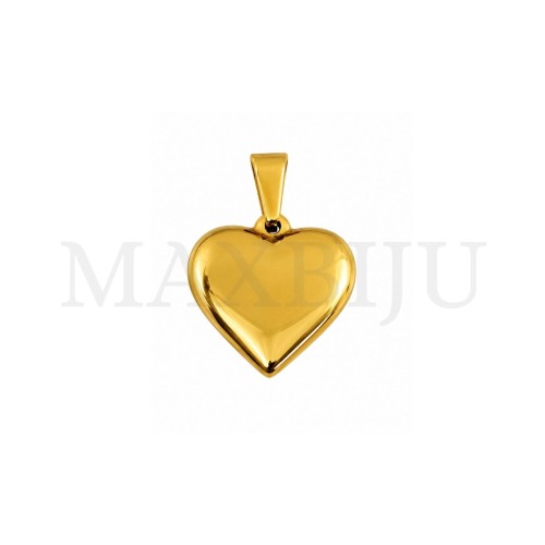 Stainless Steel Heart Pendant 21x20mm.
