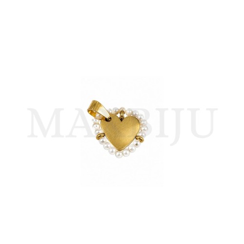 Stainless Steel Heart Pendant 23x19mm.