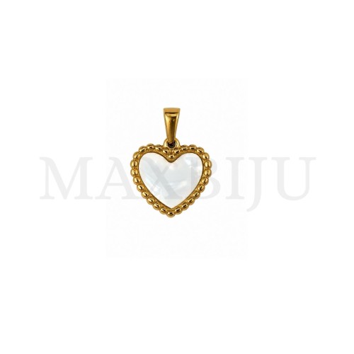 Stainless Steel Heart Pendant 20x20mm.