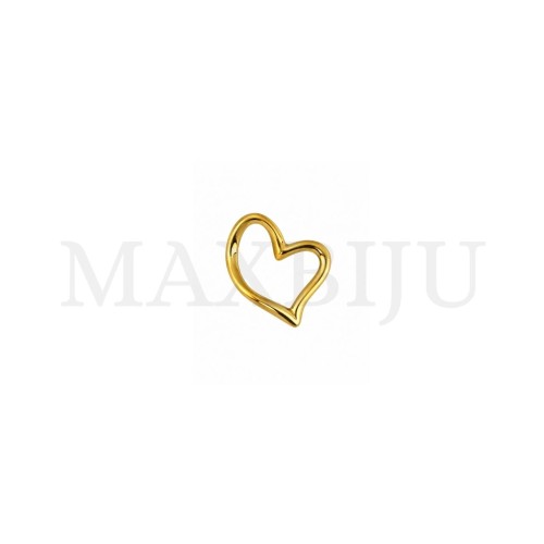 Stainless Steel Heart Pendant 16x15mm.