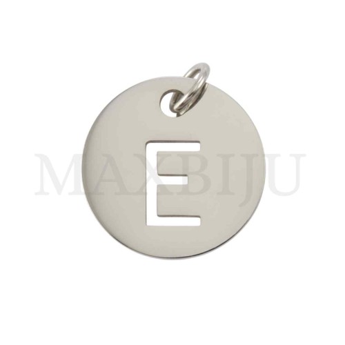 Steel 12mm Round Medal Letter