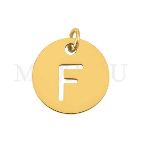 Steel 12mm Round Medal Letter