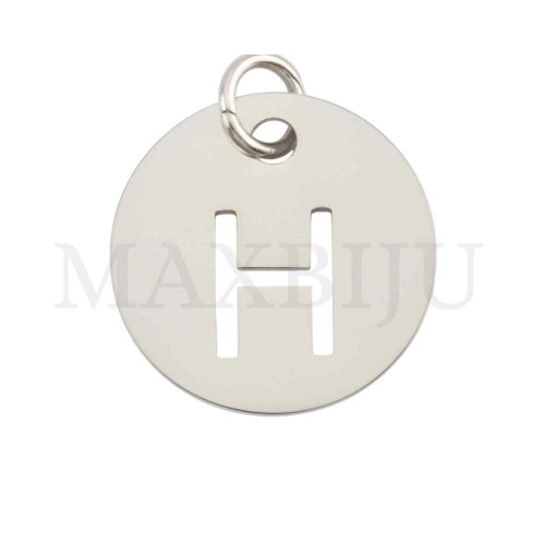Steel 12mm Round Medal Letter