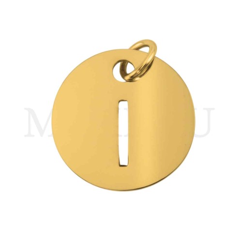 Steel 12mm Round Medal Letter