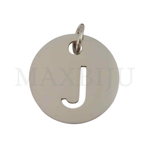 Steel 12mm Round Medal Letter