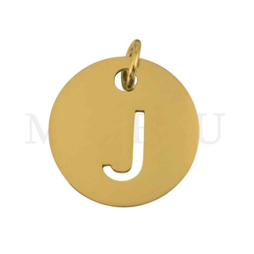 Steel 12mm Round Medal Letter