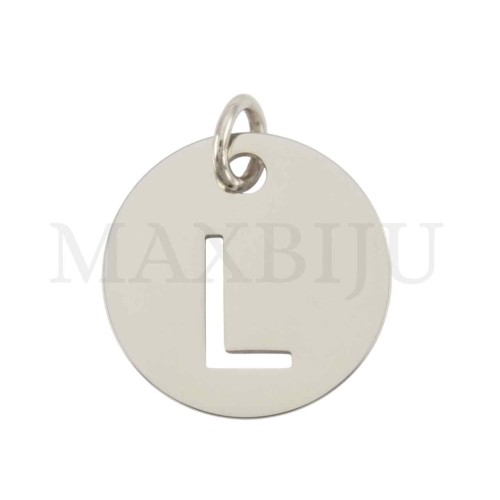 Steel 12mm Round Medal Letter