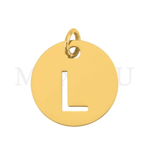 Steel 12mm Round Medal Letter