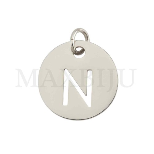 Steel 12mm Round Medal Letter