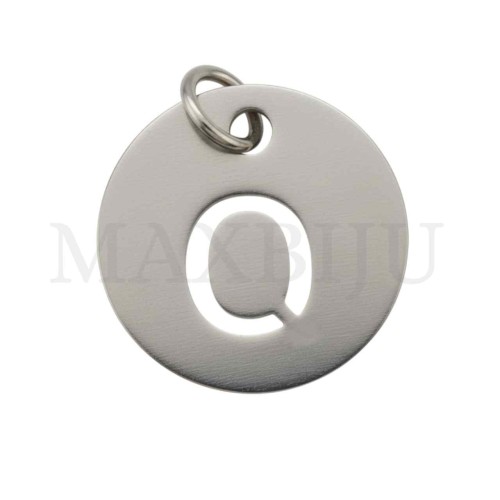 Steel 12mm Round Medal Letter