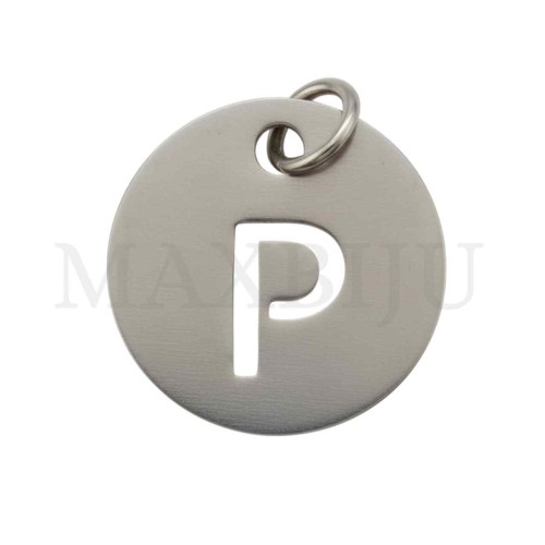 Steel 12mm Round Medal Letter