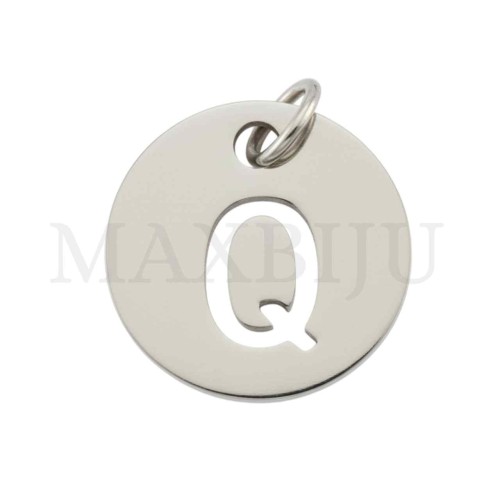 Steel 12mm Round Medal Letter