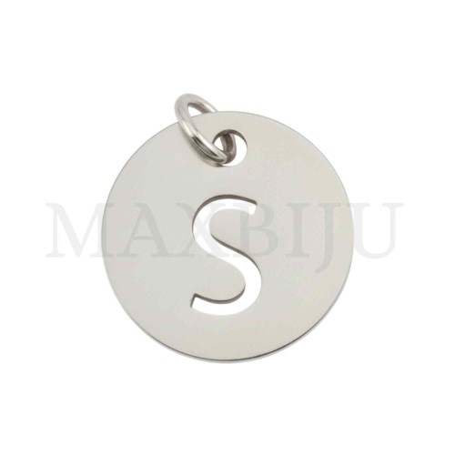 Steel 12mm Round Medal Letter
