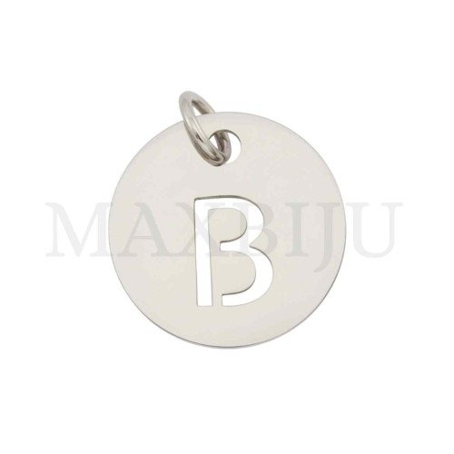 Steel 12mm Round Medal Letter