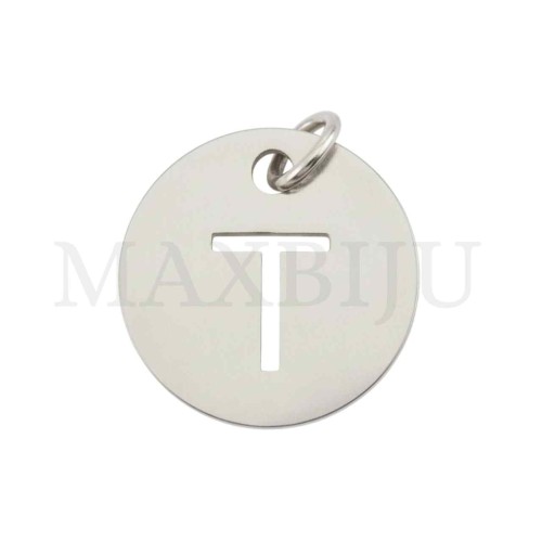 Steel 12mm Round Medal Letter