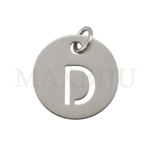 Steel 12mm Round Medal Letter