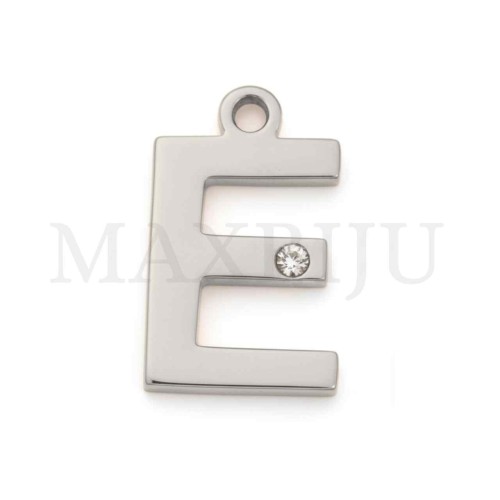 Steel 10mm Pendant  Letter