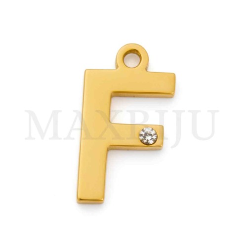 Steel 10mm Pendant  Letter