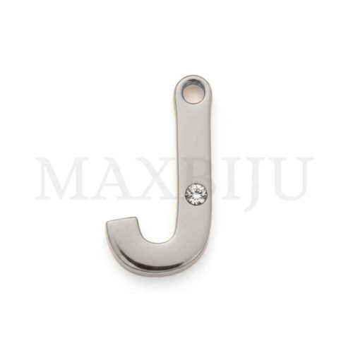 Steel 10mm Pendant  Letter