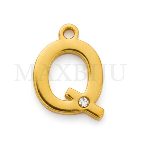 Steel 10mm Pendant  Letter