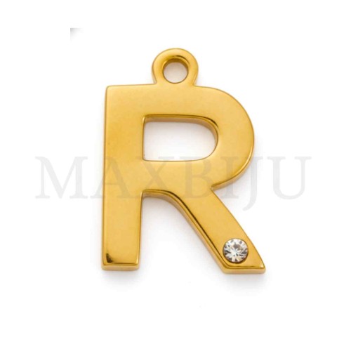 Steel 10mm Pendant  Letter