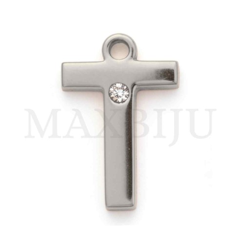 Steel 10mm Pendant  Letter