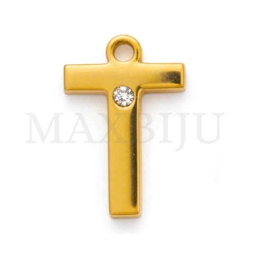 Steel 10mm Pendant  Letter