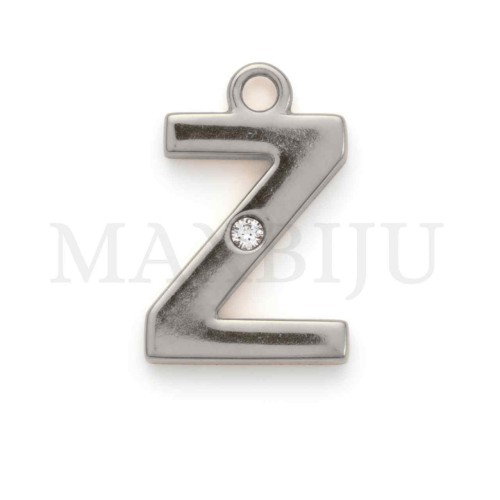 Steel 10mm Pendant  Letter