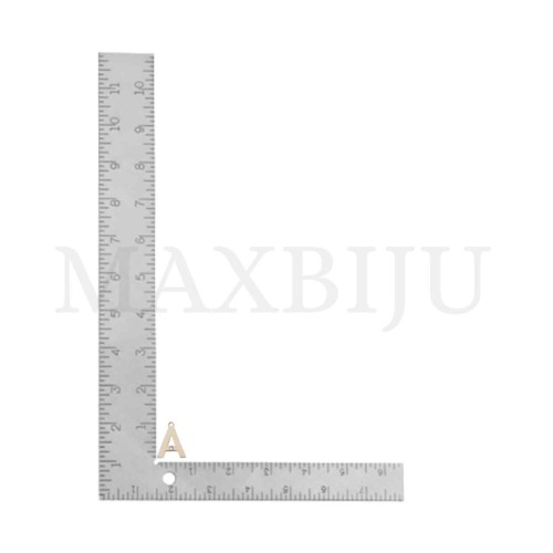 Steel 10mm Pendant  Letter