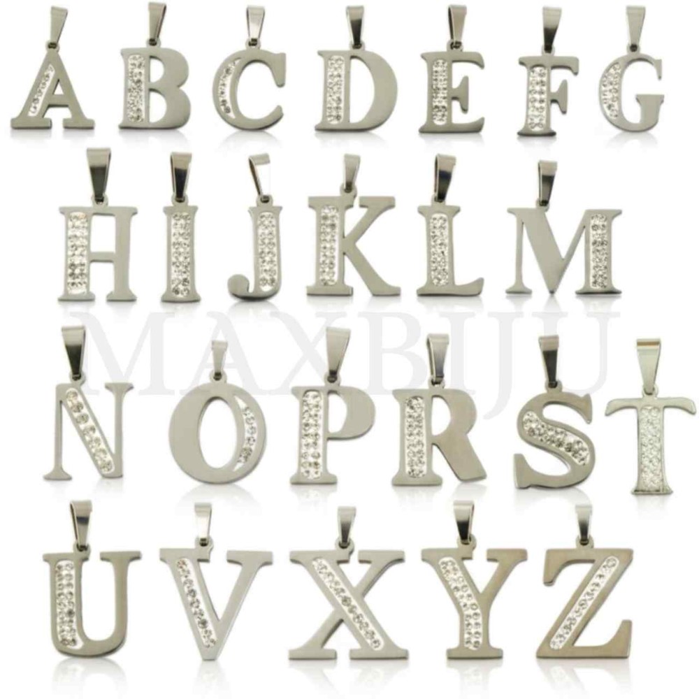 Steel 16mm Pendant Letter