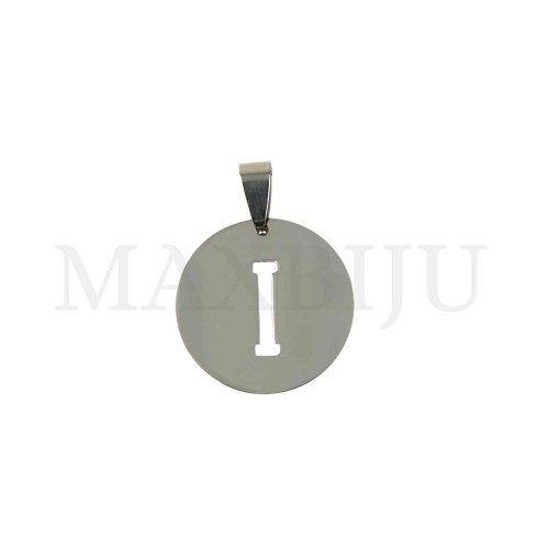 Steel 25mm Round Medal Letter