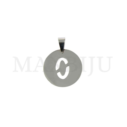 Steel 25mm Round Medal Letter