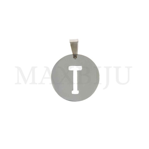 Steel 25mm Round Medal Letter