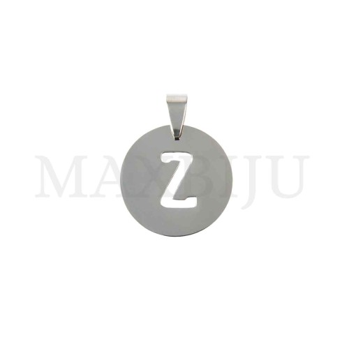 Steel 25mm Round Medal Letter