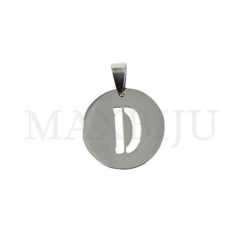 Steel 25mm Round Medal Letter