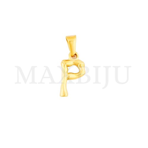 Steel 18mm Pendant Letter