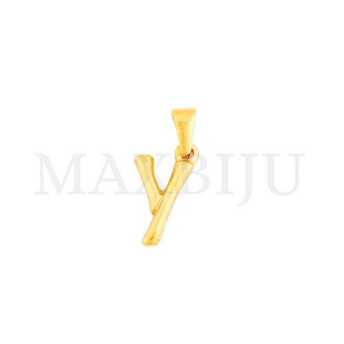 Steel 18mm Pendant Letter