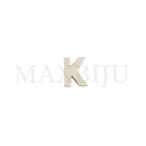 Steel 12mm Bracelet Bead Letter 