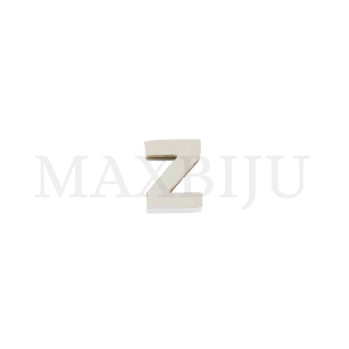 Steel 12mm Bracelet Bead Letter 