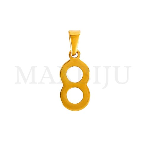 Steel 18mm Pendant - Numbers