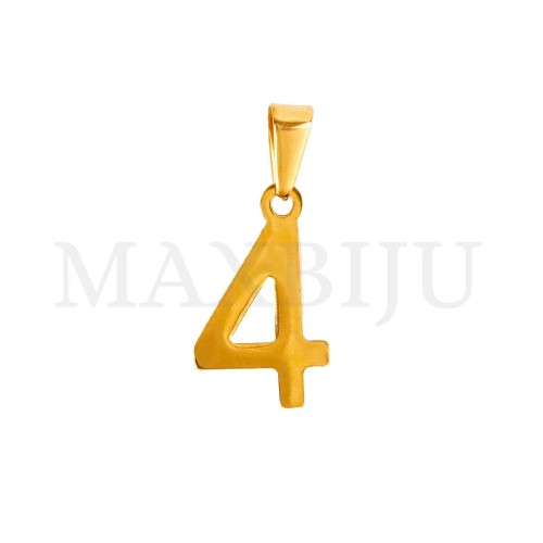 Steel 18mm Pendant - Numbers