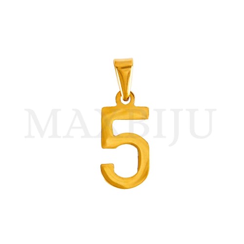 Steel 18mm Pendant - Numbers