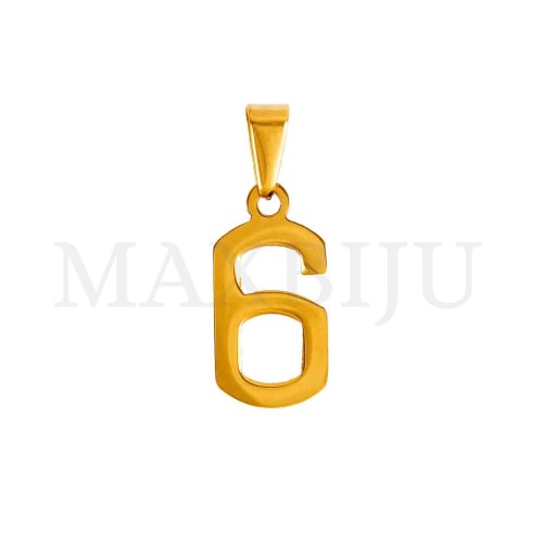 Steel 18mm Pendant - Numbers