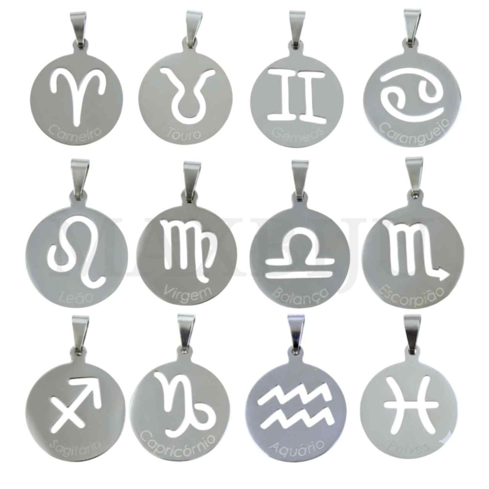 Steel 20mm Pendant - Carneiro