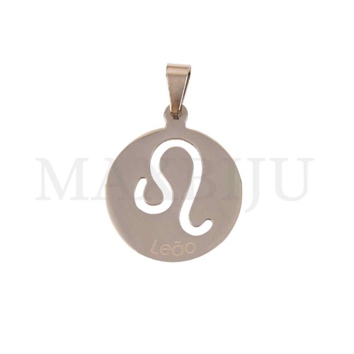 Steel 20mm Pendant - Carneiro