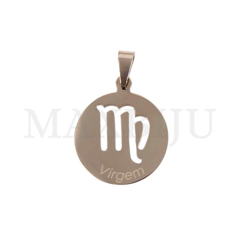 Steel 20mm Pendant - Carneiro